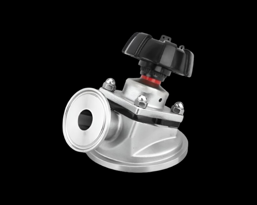 Manuell tankbotten-membranventil – Tri-Clamp