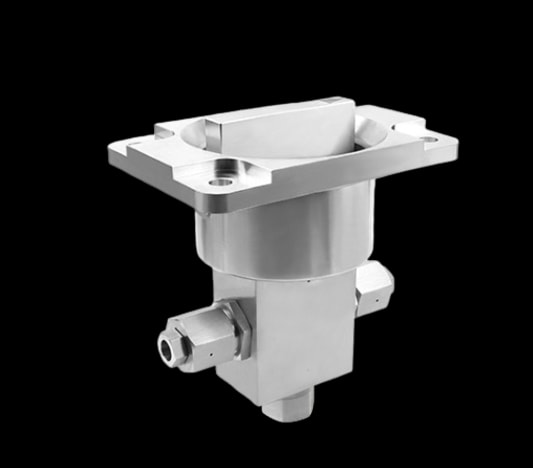 3-vägskulventil för höga tryck – subsea – ROV-bucket