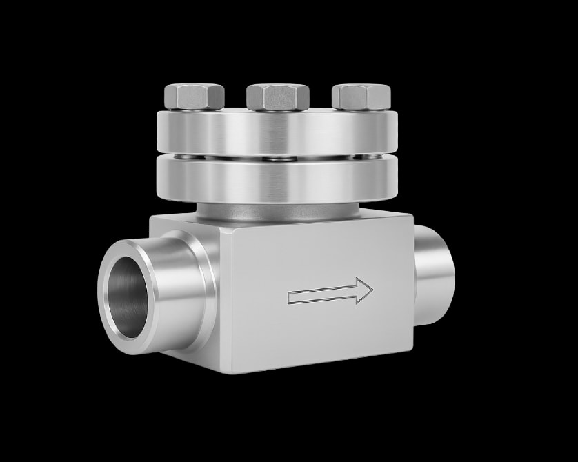 Kryogen backventil – PN320 – svetsmuff